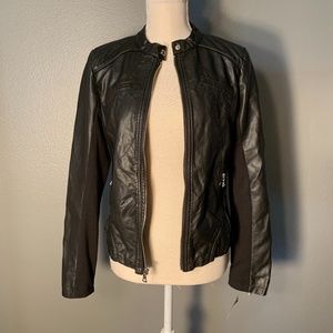 NWT Guess Leather Jacket - Medium